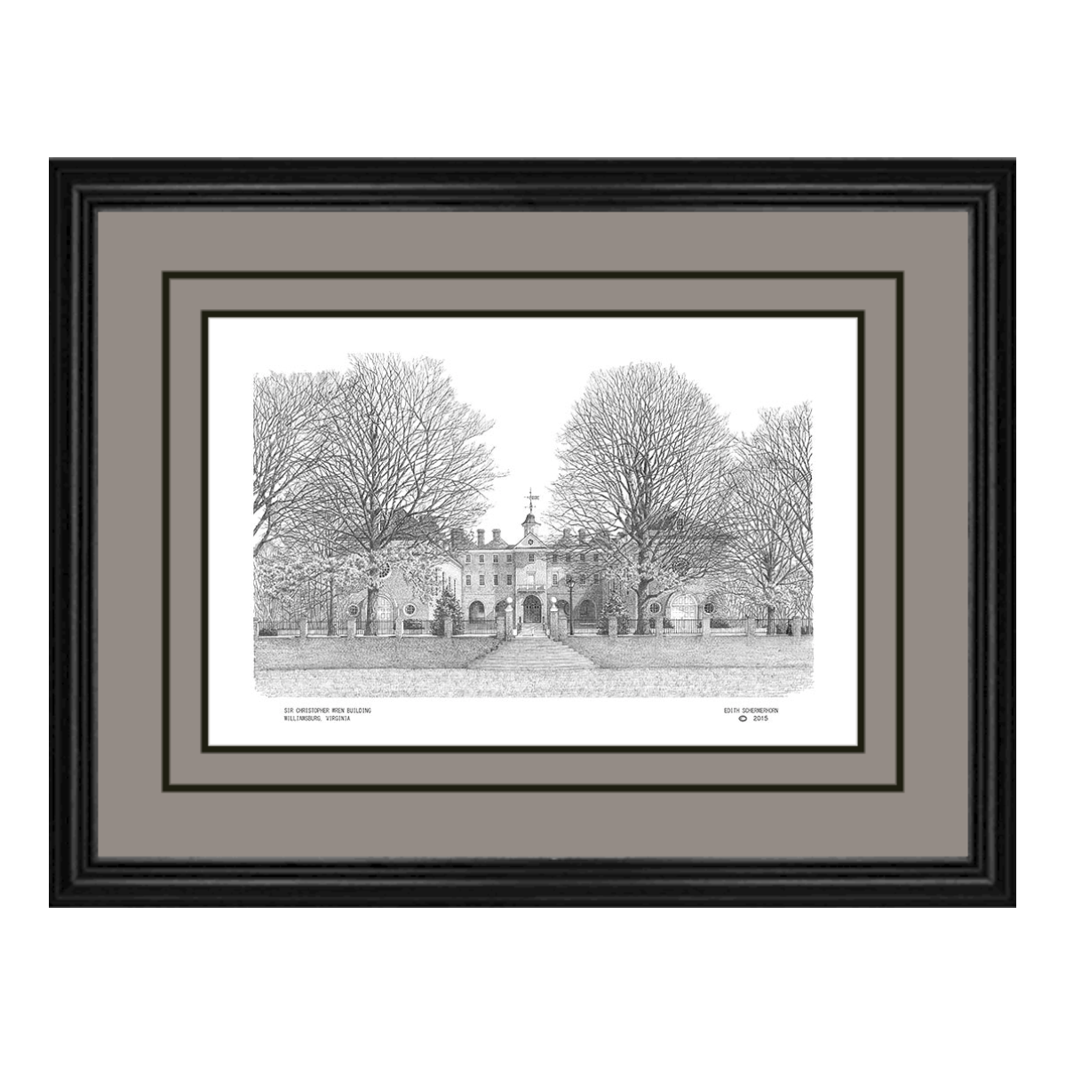 Wren Building print